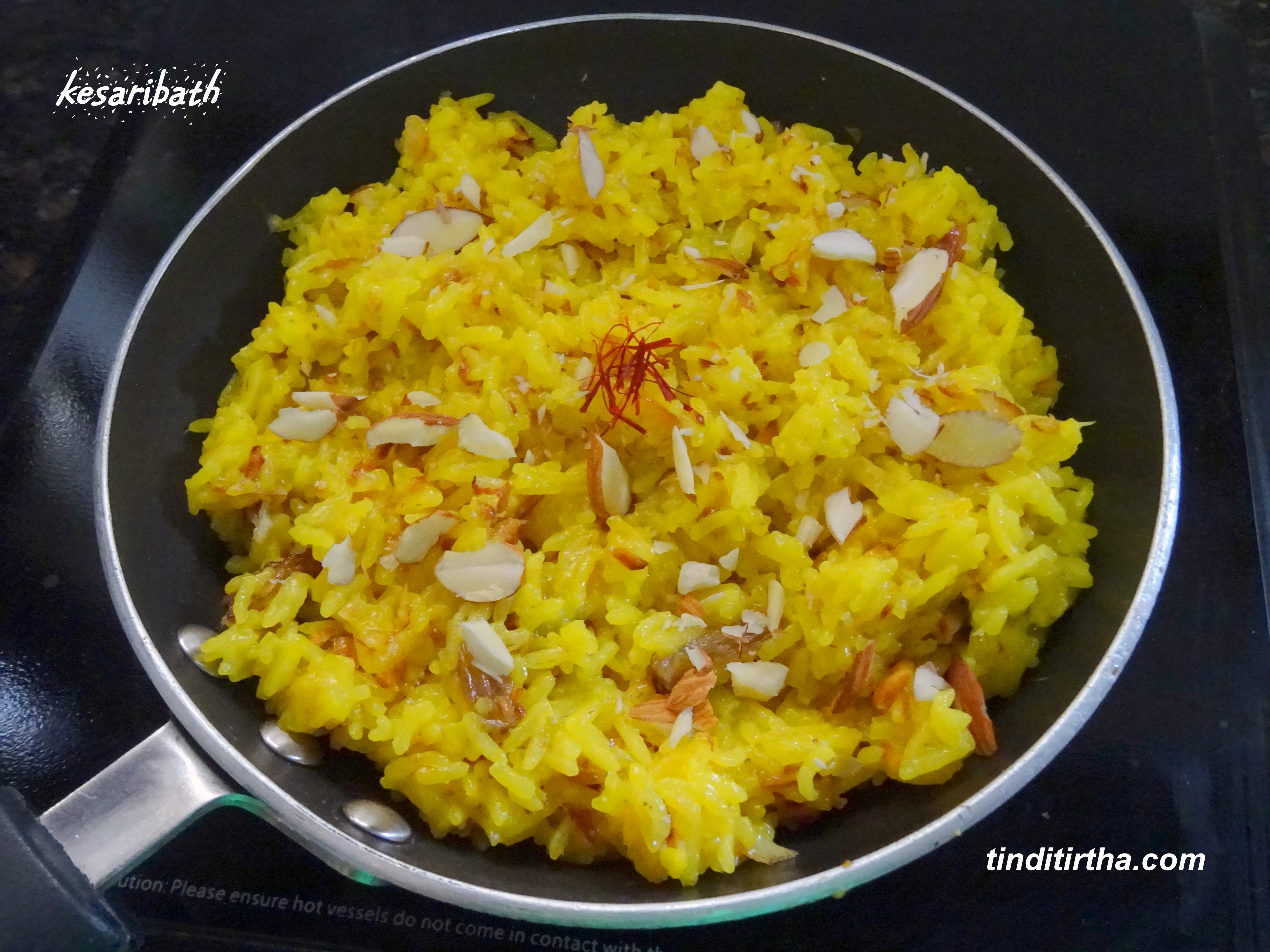 Sweetened rice| Kesaribath| annada Kesaribath