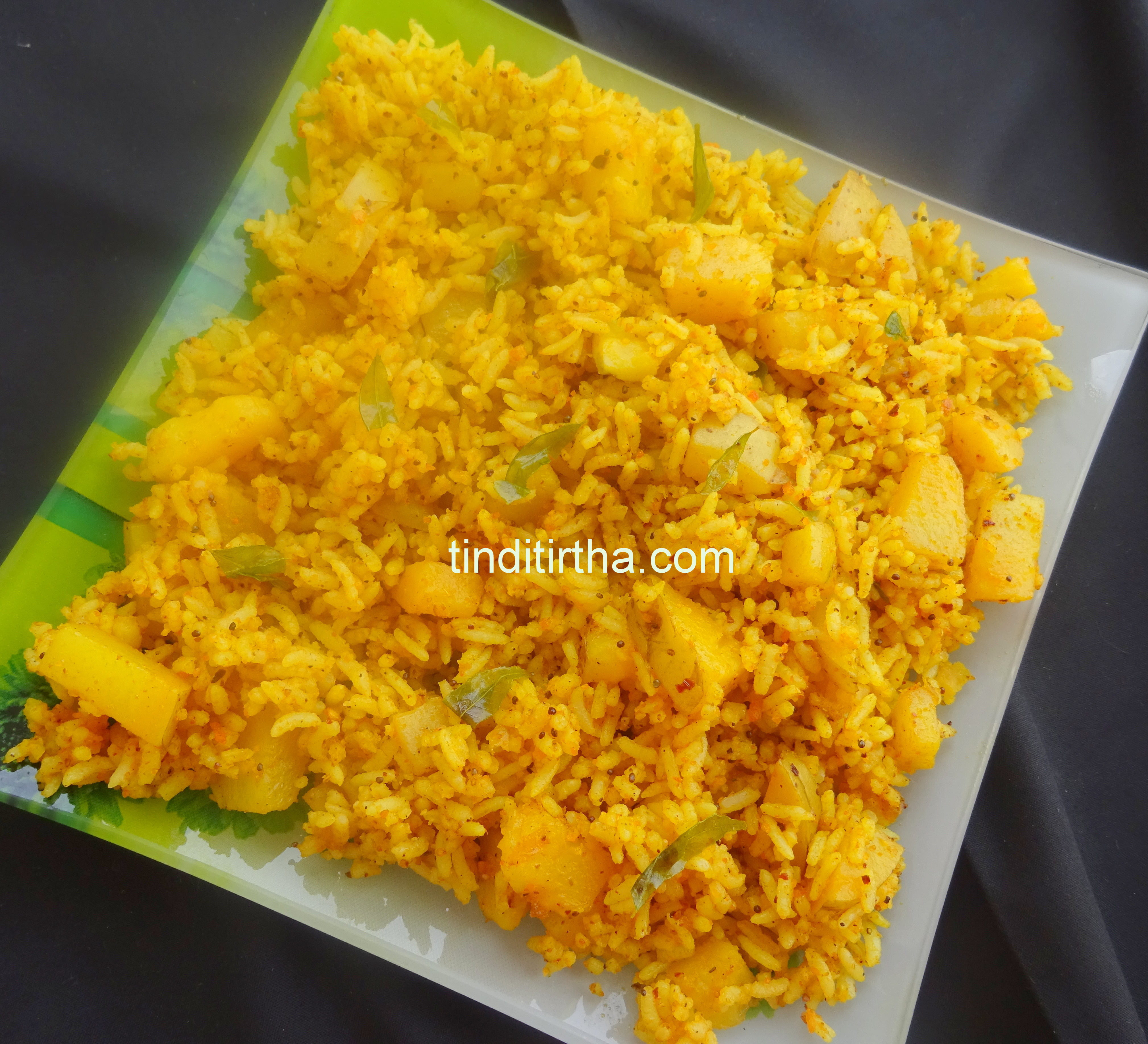 Potato spicy rice| Alugadde masale bath