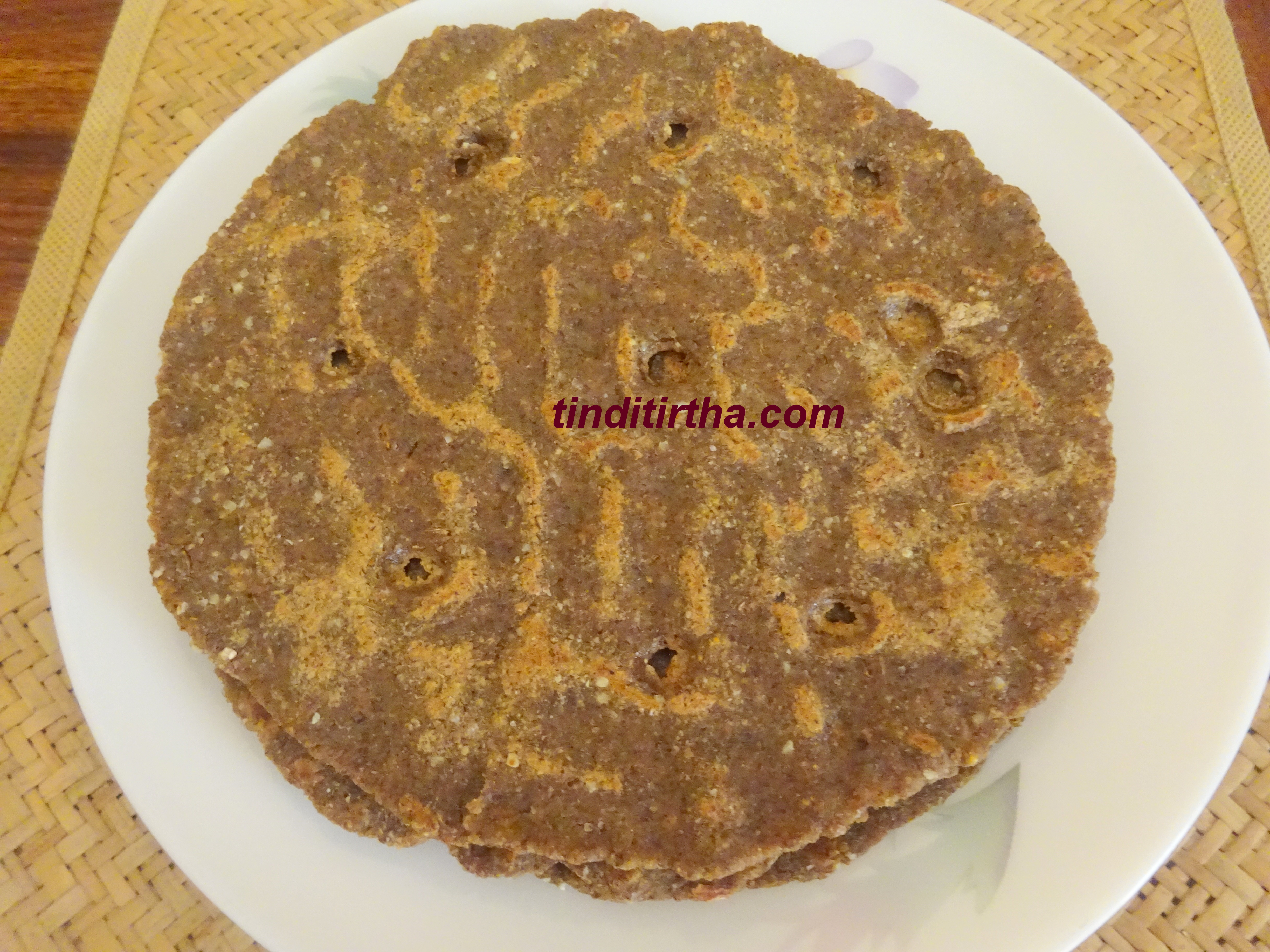 Buckwheat Chestnut groundnut flat bread| Kuttu Singhara moongphali roti/rotti