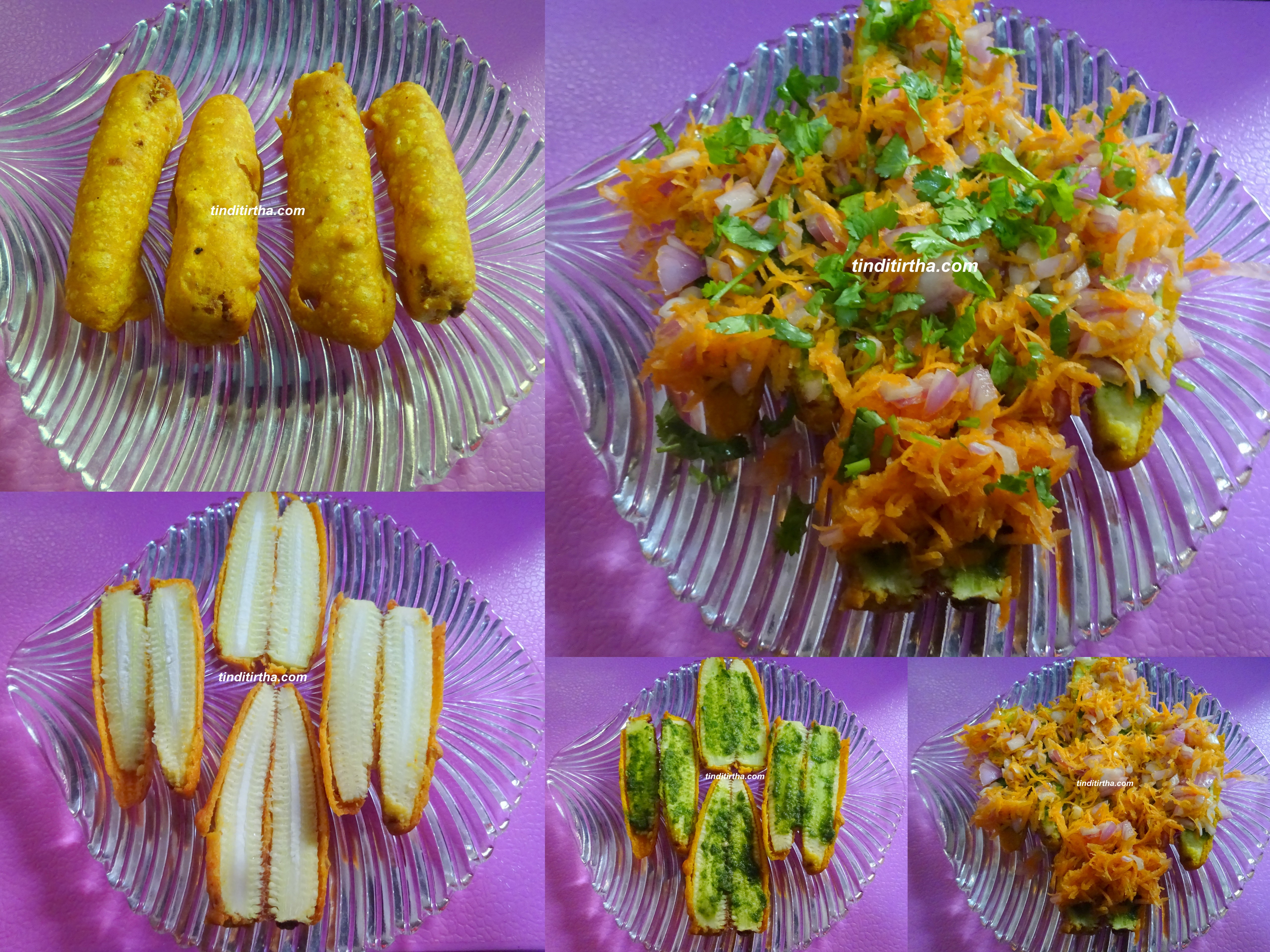 BABY CORN BAJJI CHAT