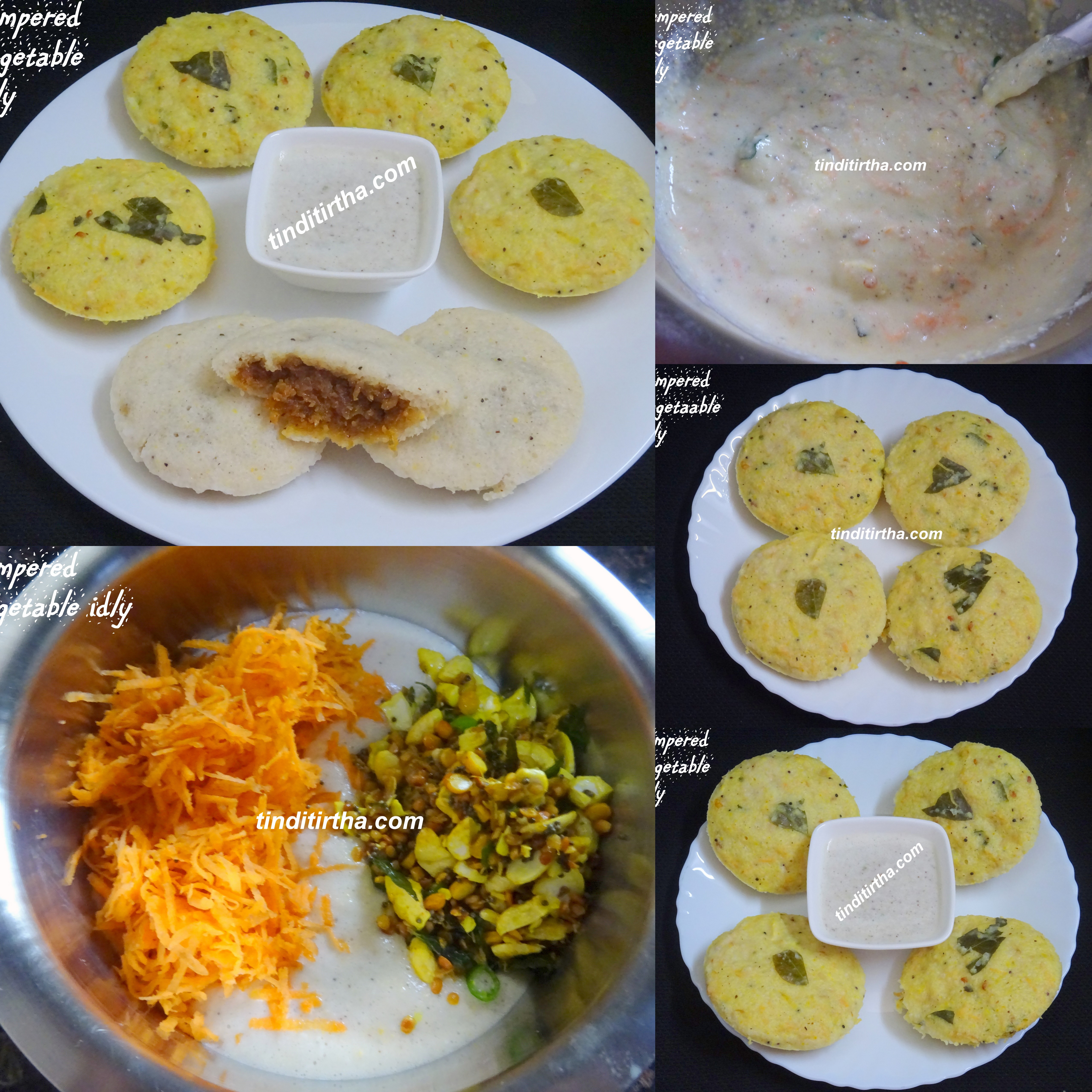 MASALA IDLY/VEGETABLE IDLY/TEMPERED VEGETABLE IDLY