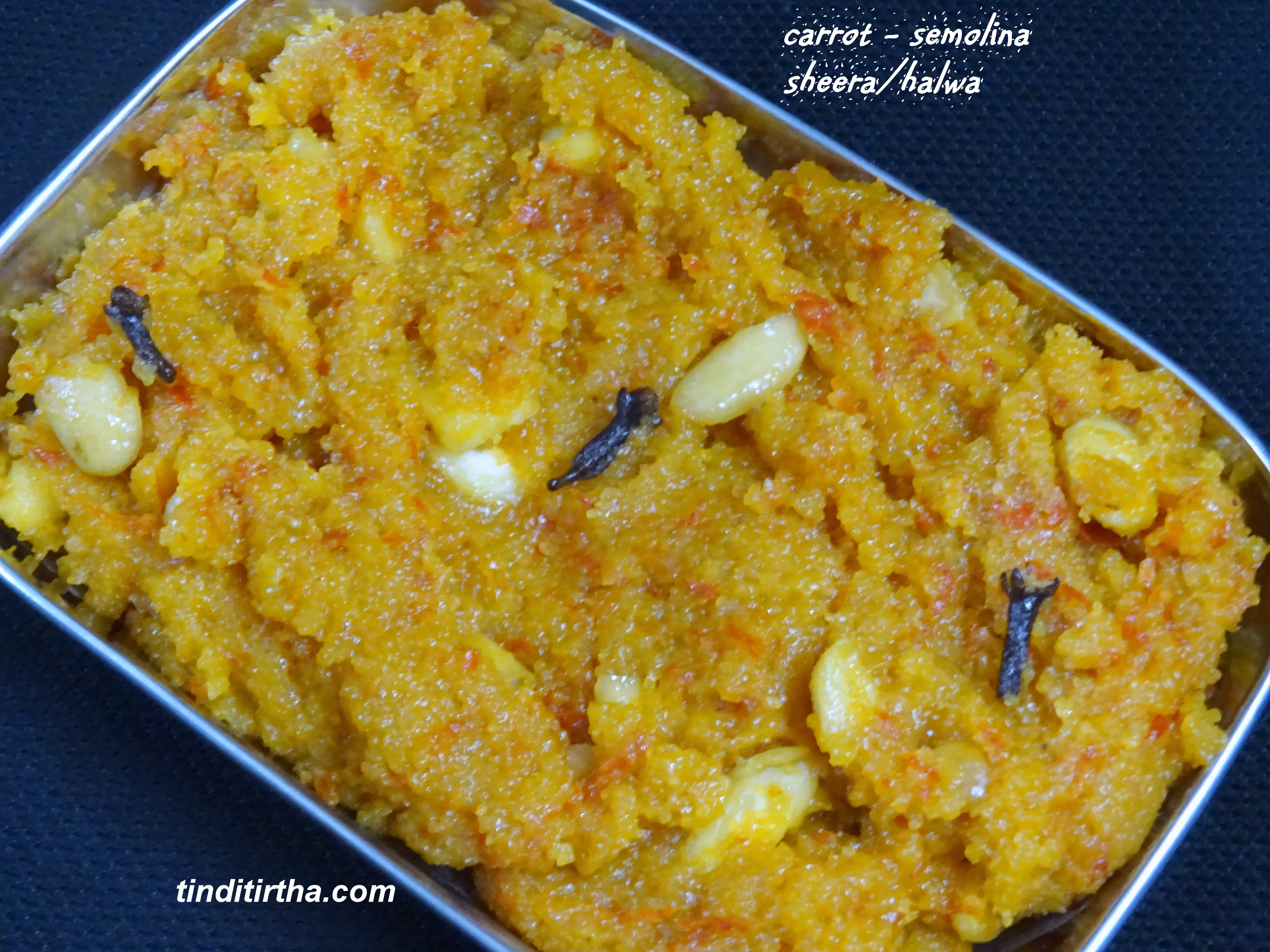 RED/WINTER CARROT SAJJIGE/SHEERA with the goodness of milk and jaggery