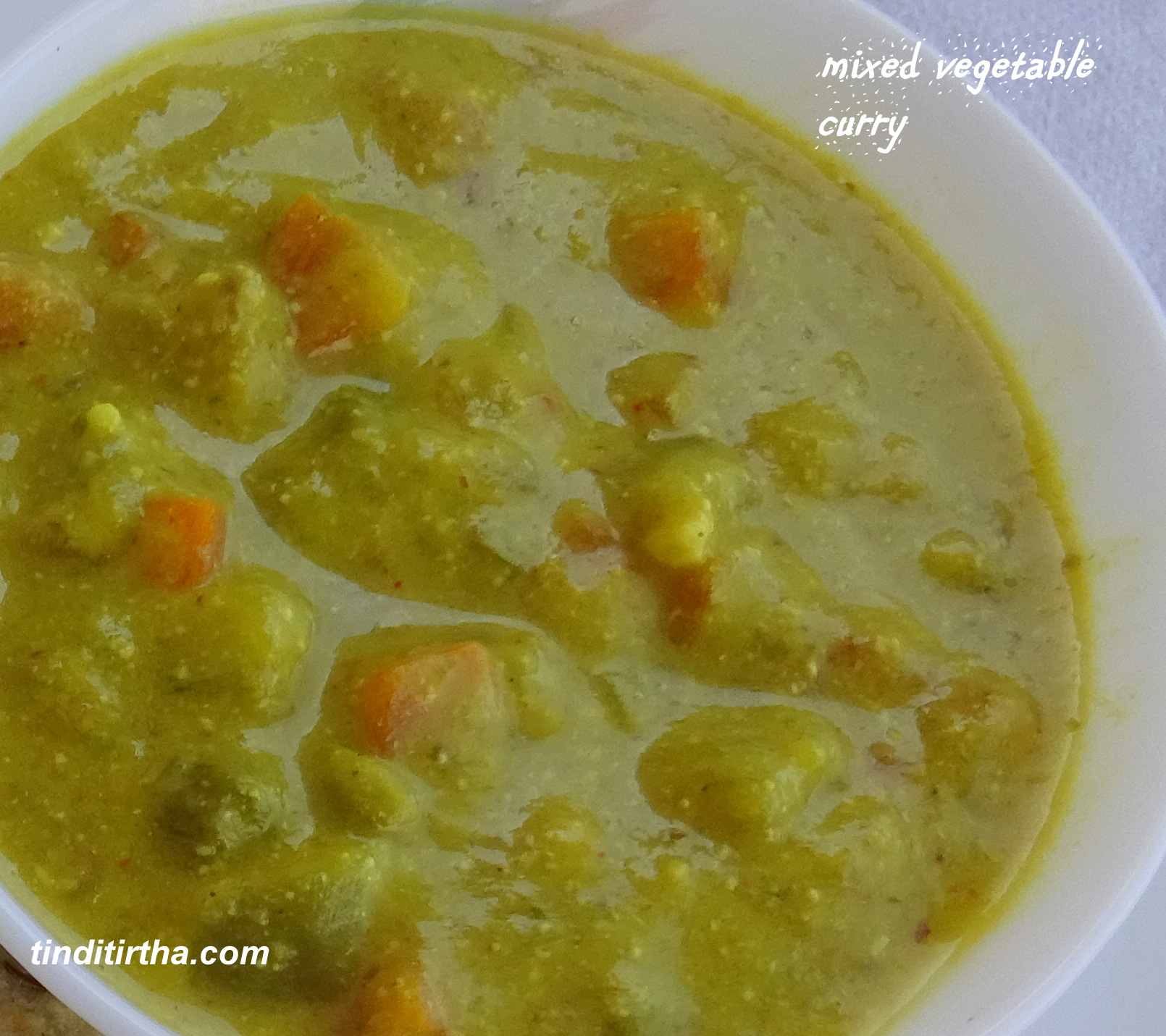 MIXED VEGETABLE CURRY