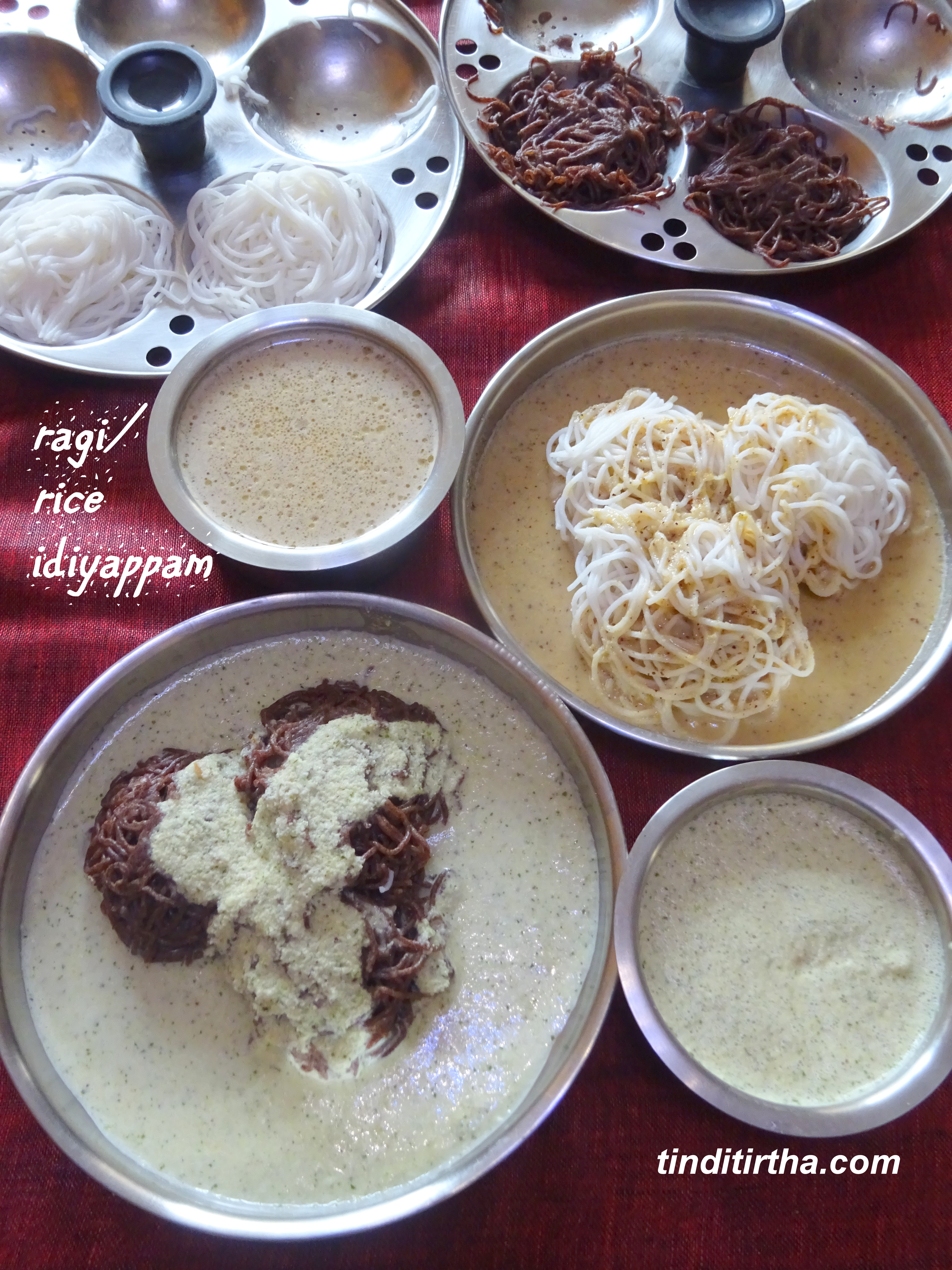 RAGI/RICE PHULKA & RAGI/RICE SEMIYA IDLY …ragi/rice idiyappam