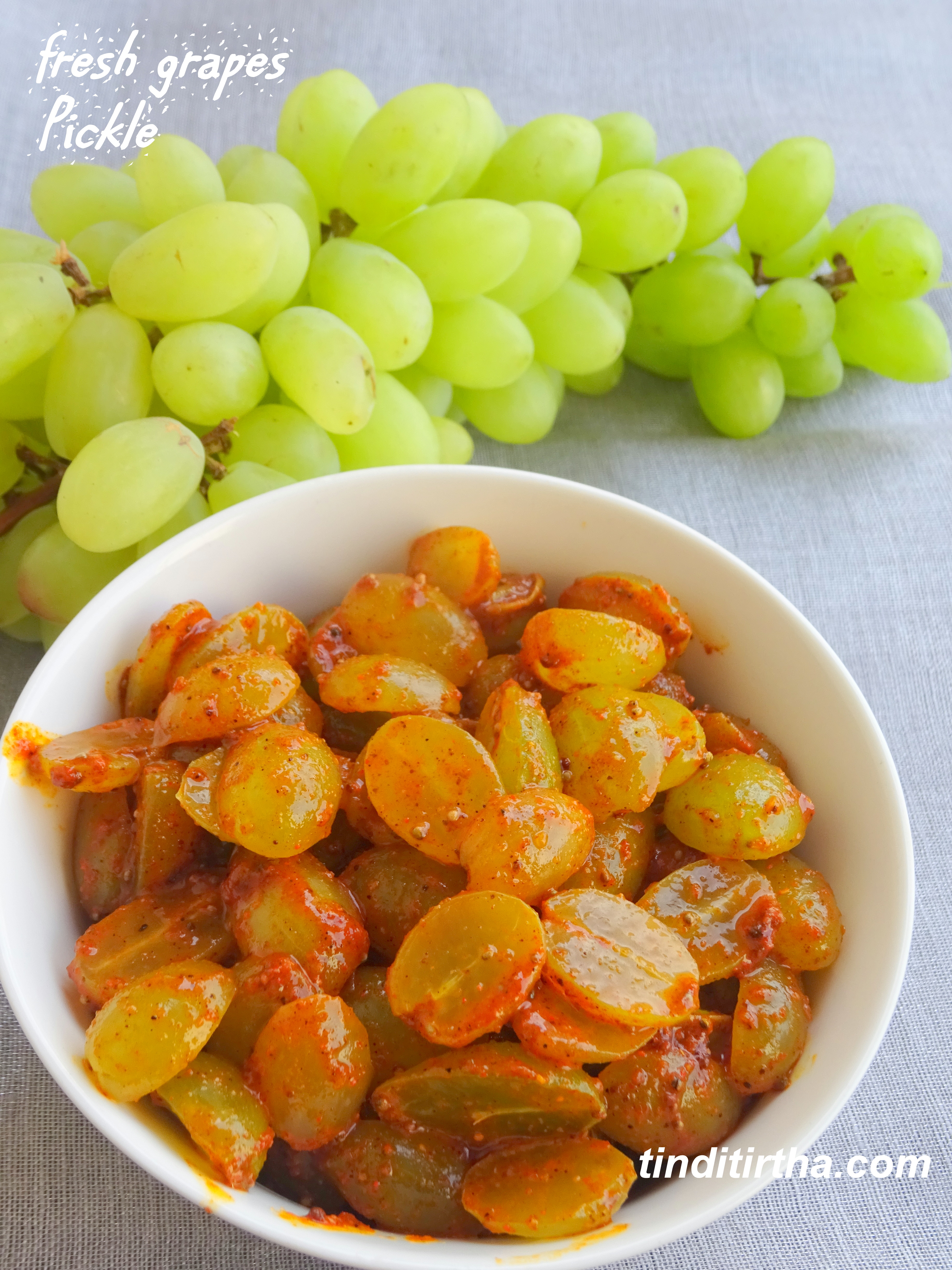 INSTANT FRESH GREEN GRAPES PICKLE