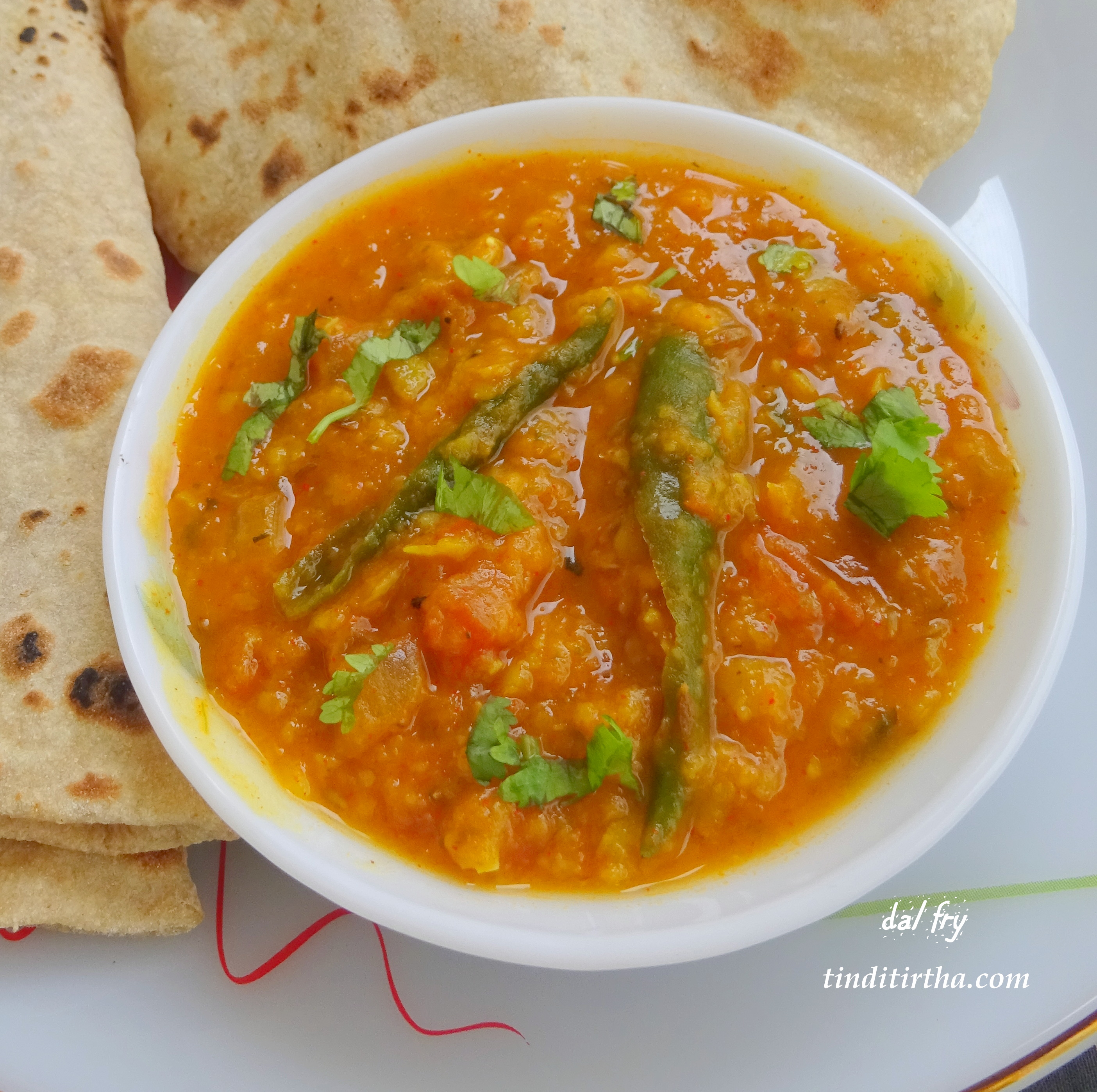 DAL FRY with a small twist to go with ROTI/PHULKA or RICE