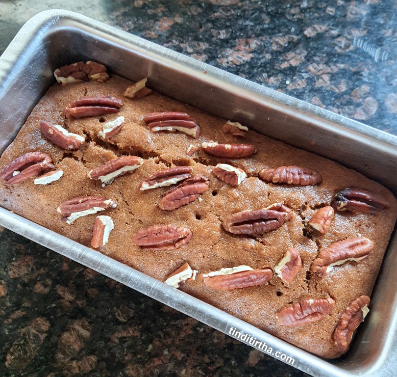 EGG FREE BANANA SEMOLINA LOAF CAKE/BANANA BREAD….using minimum ingredients