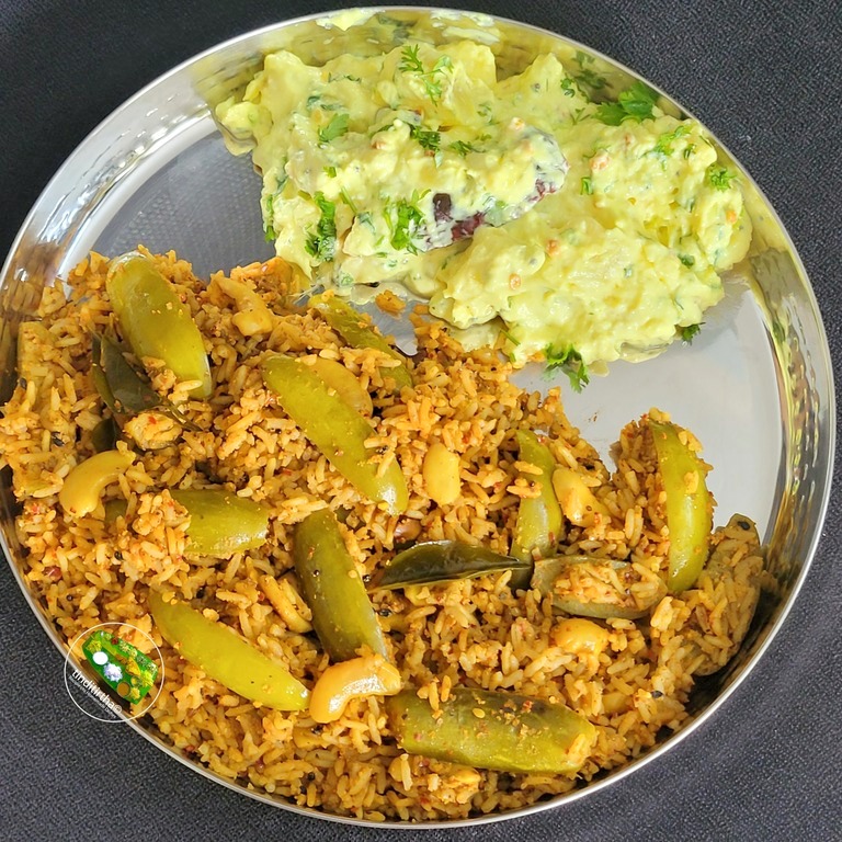 Ivy gourd spicy rice |Tondekayi bath |